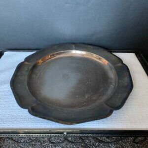 Vintage International Silver #4272 Round 11 1/2” Serving Tray